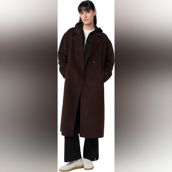 Frank & Oak Margaret Wool Blend Top Coat - Picture 3 of 4